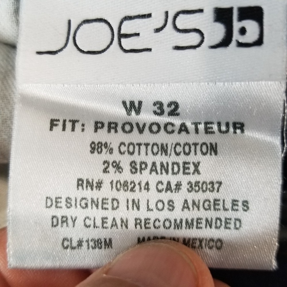 Joe's Jeans Pants Womens 32 Blue Provocateur Bootcut Stretch Denim 36x31 - Picture 9 of 12